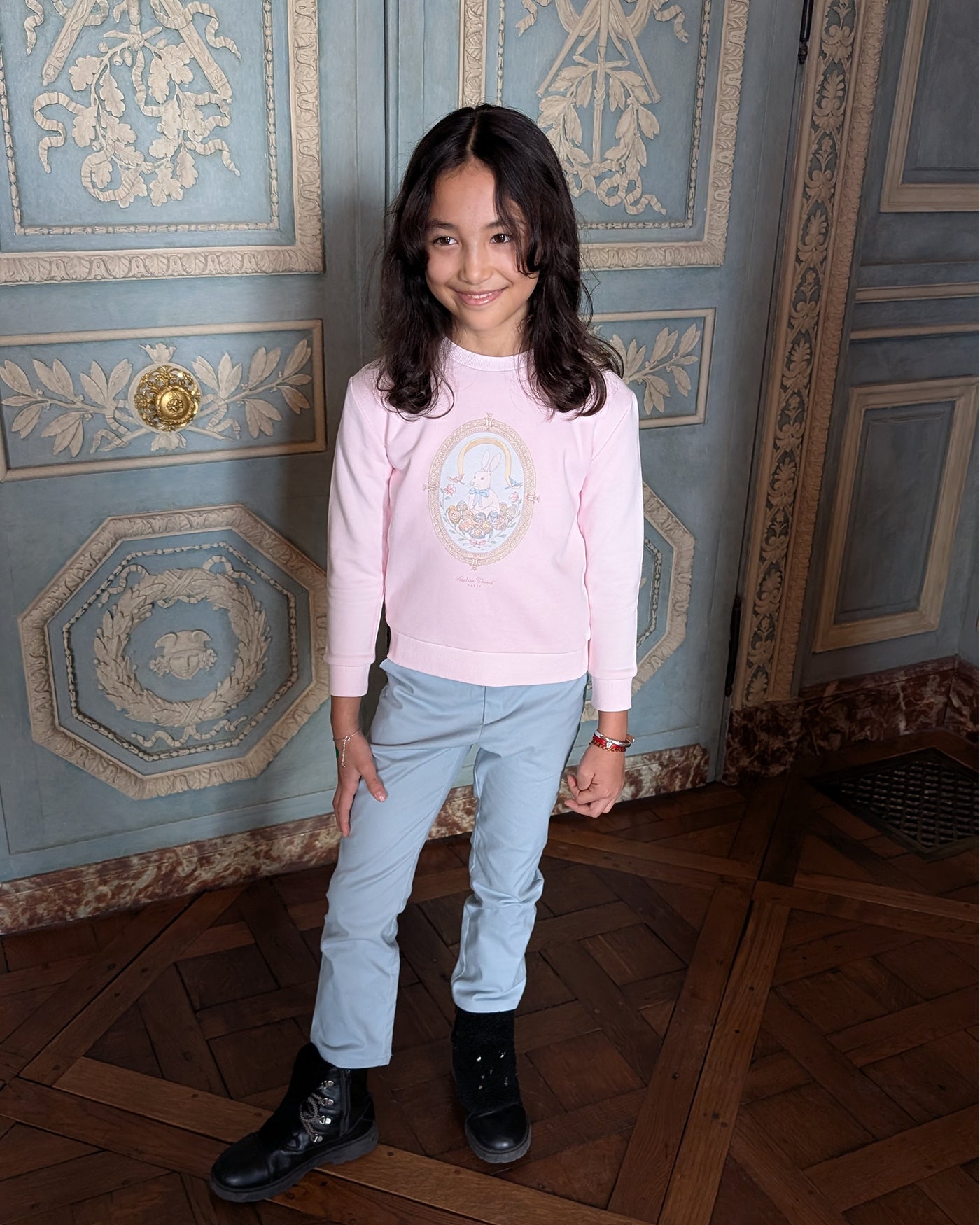 Taylor Pant Light Blue - Hot Air Balloons Couture