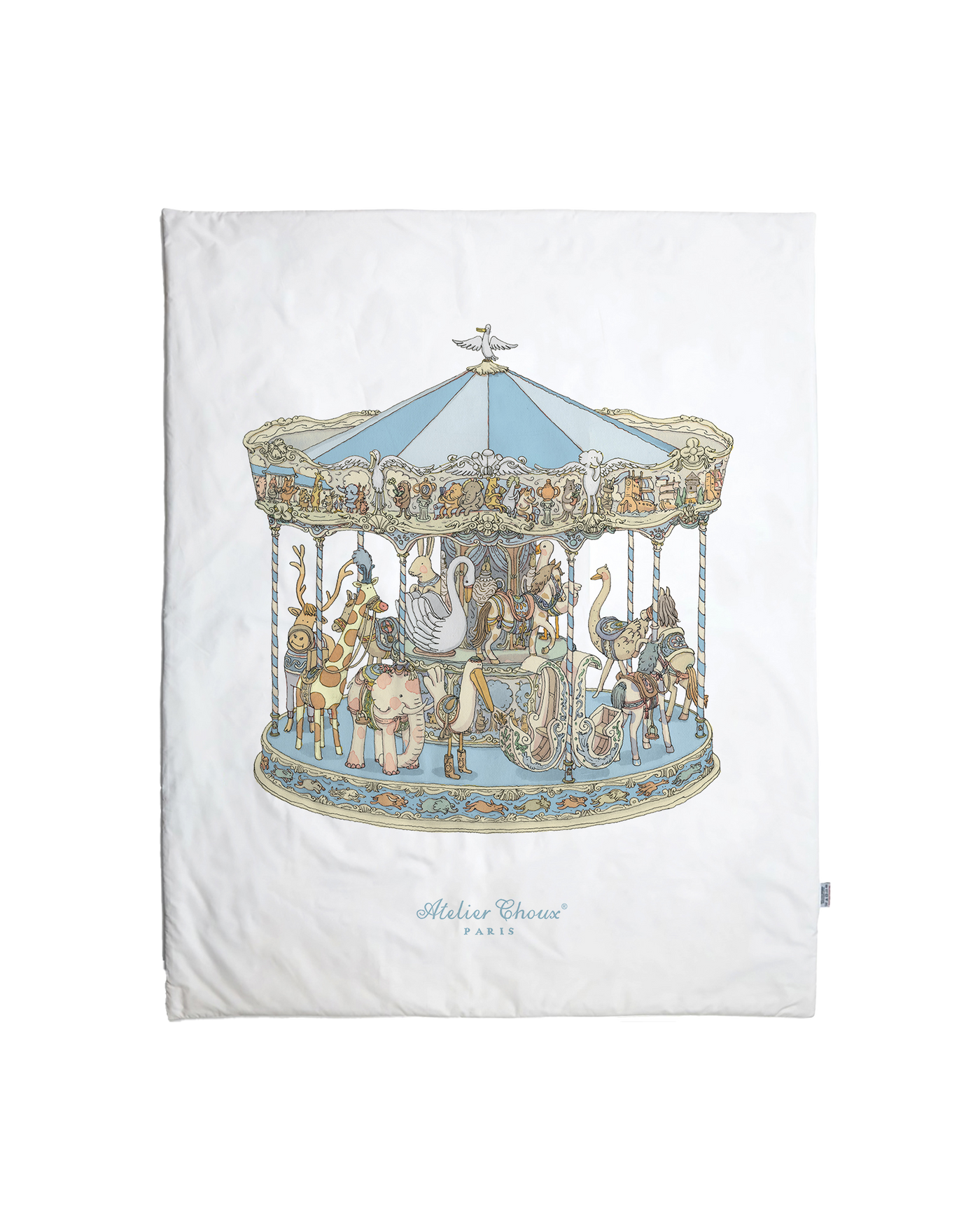 Nursery Gift Set - Carousel Blue