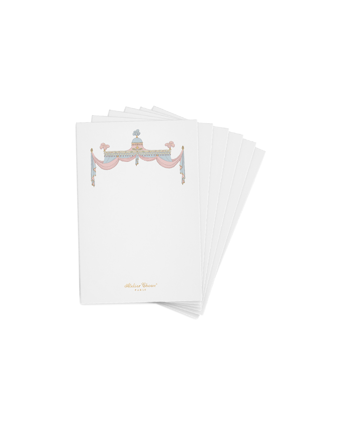 Stationery Set - Sophisticated Hot Air Balloons (Set of 10)