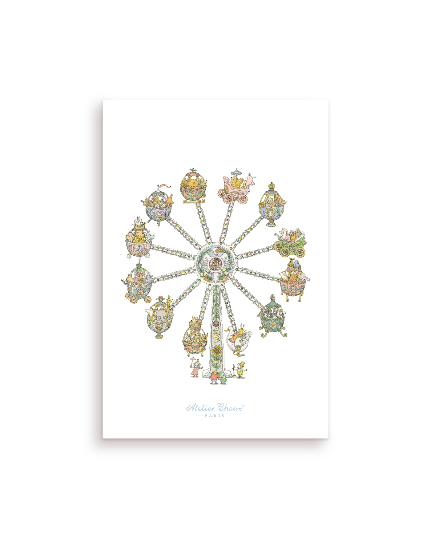 Personalized Art Print - Ferris Wheel