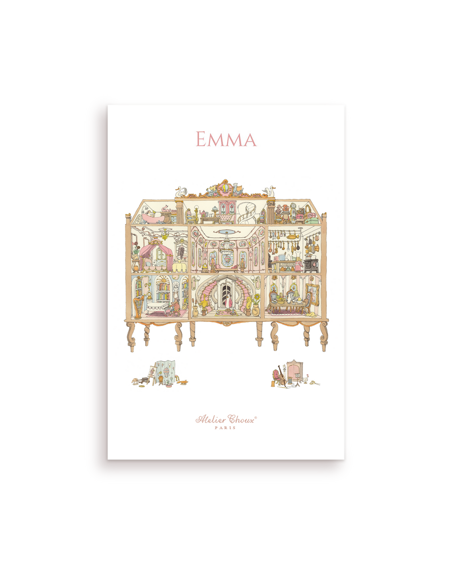 Personalized Art Print - Dollhouse