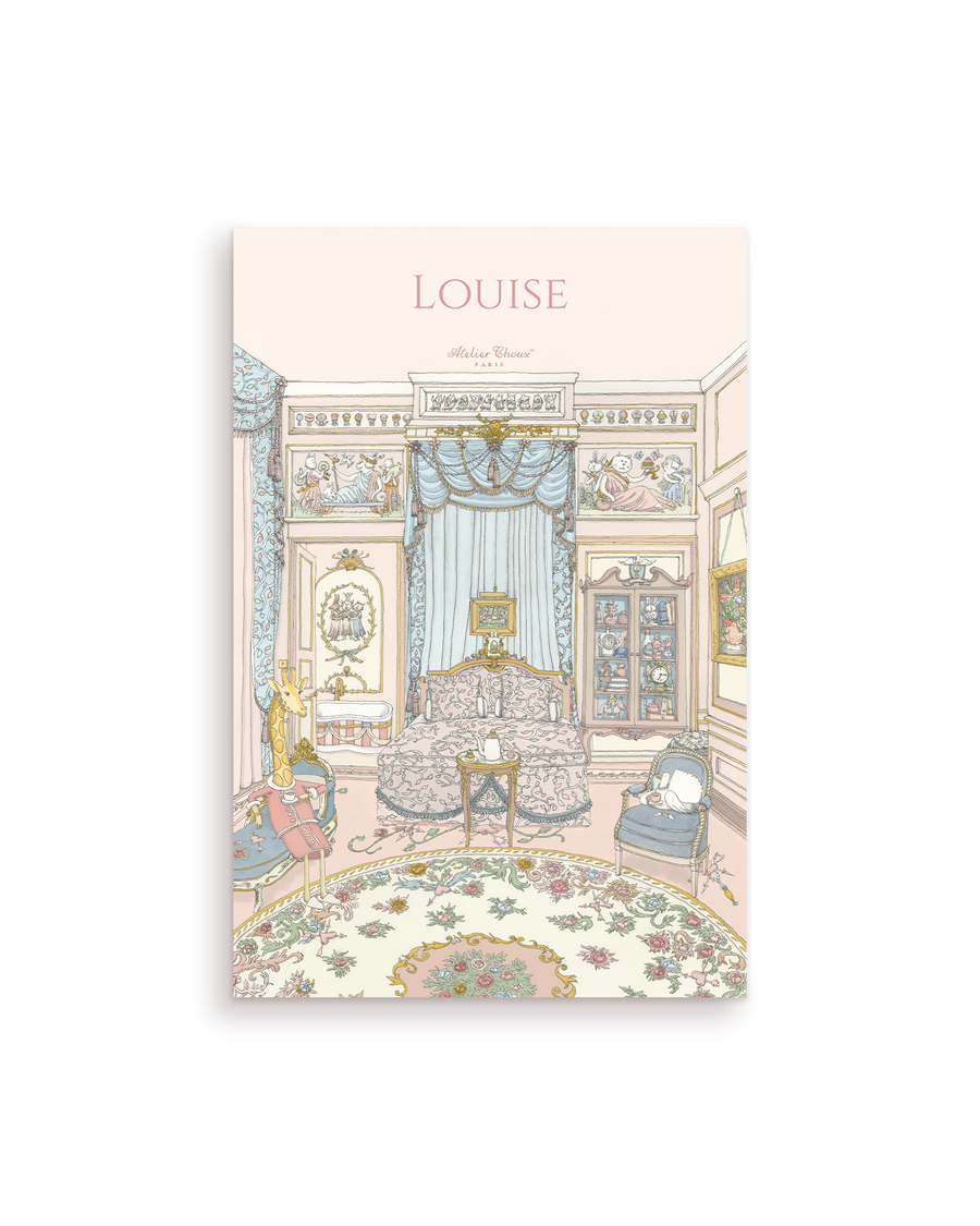 Personalized Art Print - French Bedroom