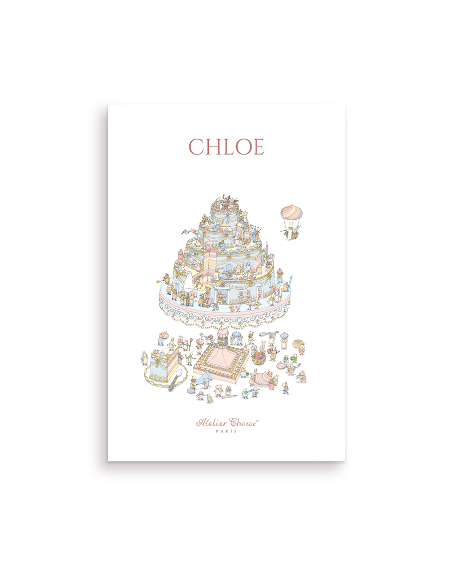 Personalized Art Print - Le Gâteau (Cake!)