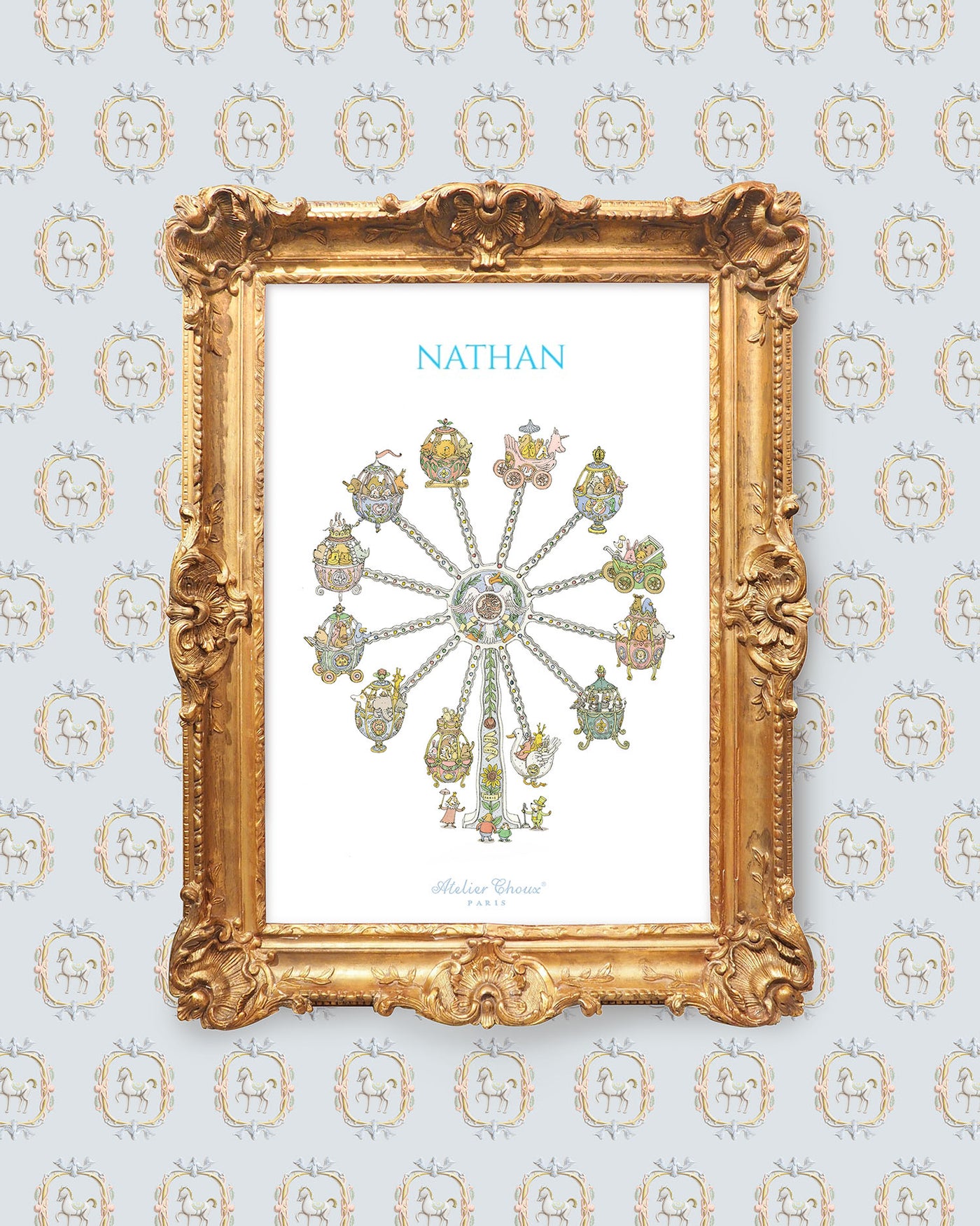Personalized Art Print - Ferris Wheel