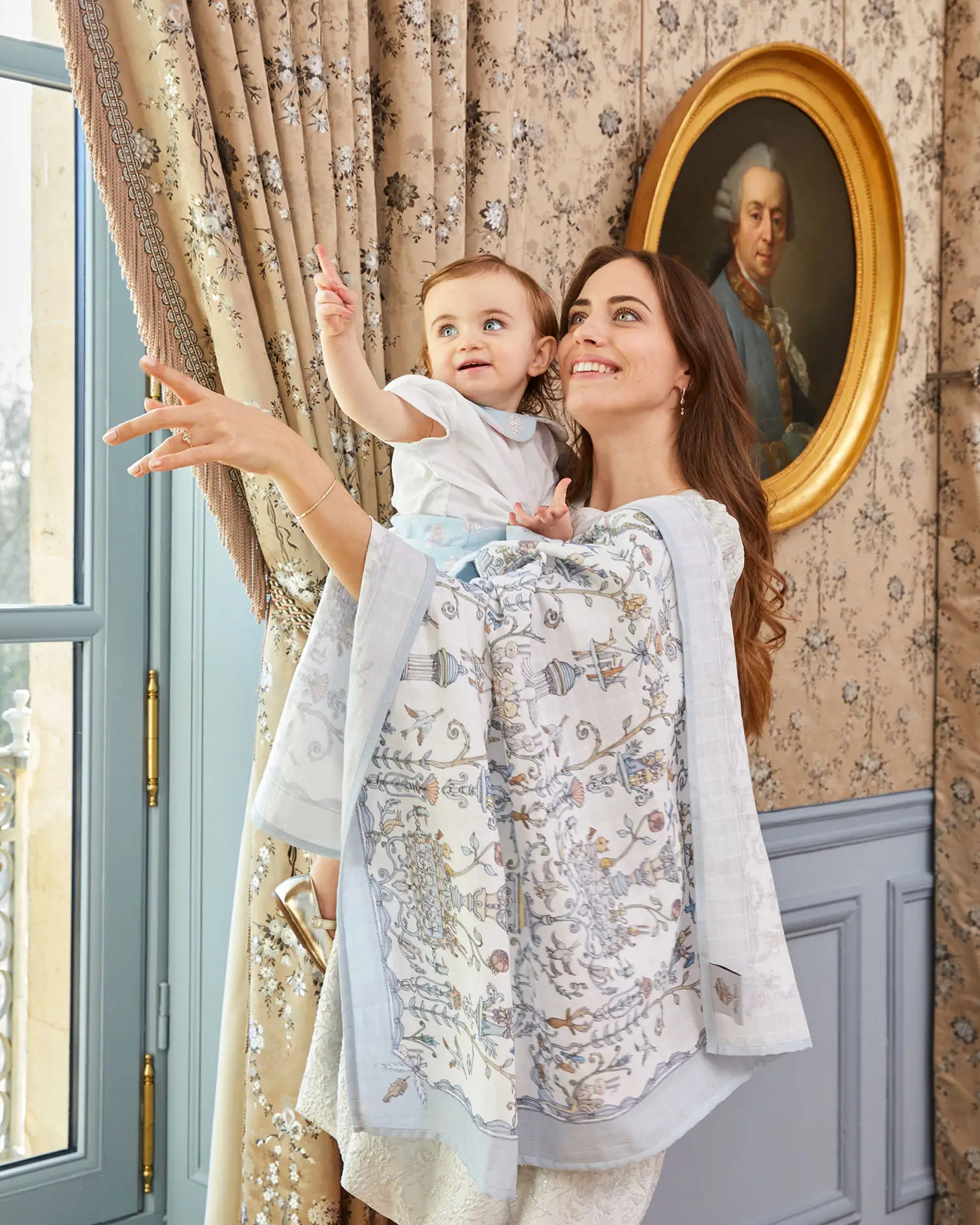 Carré – Toile de Jouy Blue – Atelier Choux & Caitlin Wilson