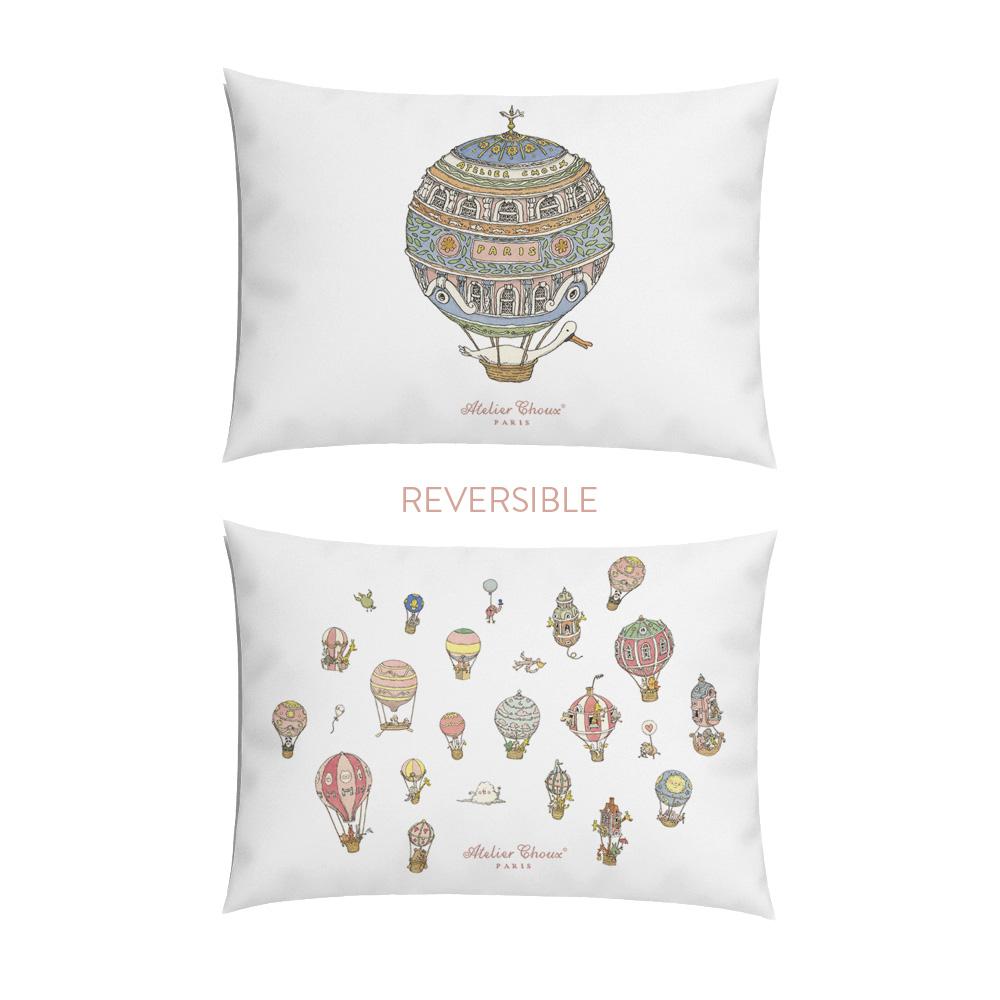 Single Bed Pillow Cover - Hot Air Balloons